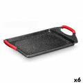 Asadora Kinvara Blanco Negro Rojo Silicona Aluminio 34 x 26 cm
