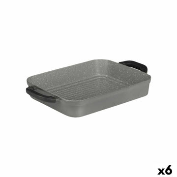 Asadora Kinvara Blanco Rojo Gris Silicona Aluminio 32 x 25 cm