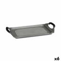 Asadora Kinvara Blanco Rojo Gris Silicona Aluminio 34 x 26 cm