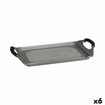 Asadora Kinvara Blanco Rojo Gris Silicona Aluminio 34 x 26 cm