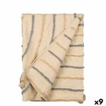 Colcha Gift Decor Gris 220 x 150 cm Rayas (9 Unidades)