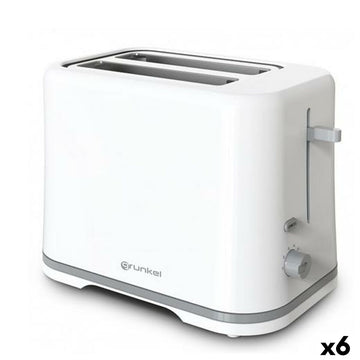 Tostadora Grunkel Blanco 870 W 6 Unidades