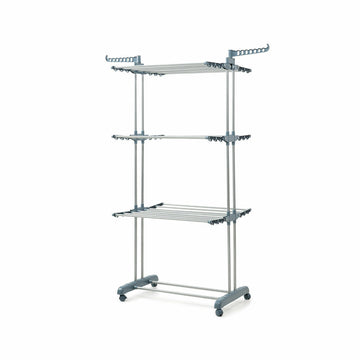 Tendedero Plegable Vertical con Ruedas InnovaGoods 24 Barras (Reacondicionado B)